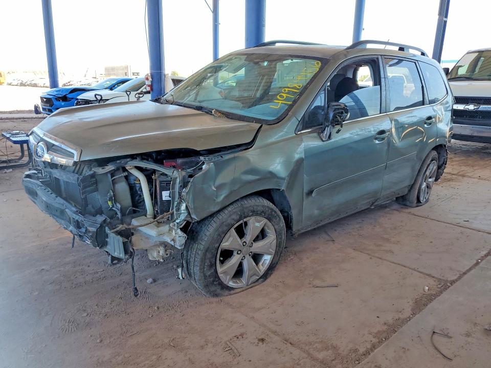 2014 Subaru Forester VIN JF2SJAMC3EH433760 — COPART salvage auction photo
