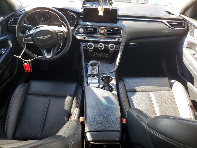 2022 Genesis G70 VIN KMTG34TA1NU092884 COPART salvage auction — REAR END, Tn - Salvage Certificate, sold $6,800 on 2026-07-02 (photo 8)