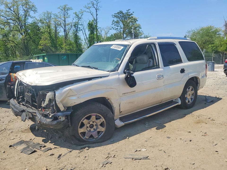 2004 Cadillac Escalade VIN 1GYEK63N14R208314 COPART salvage auction — FRONT END, Md - Cert Of Salvage > 75% Damage, sold $125 on 2026-07-30 (photo 1)