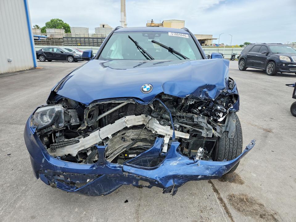 2021 BMW X3 VIN 5UXTY5C02M9D97096 COPART salvage auction — FRONT END, Ok - Cert Of Title-Salvage, sold $4,900 on 2026-07-15 (photo 5)