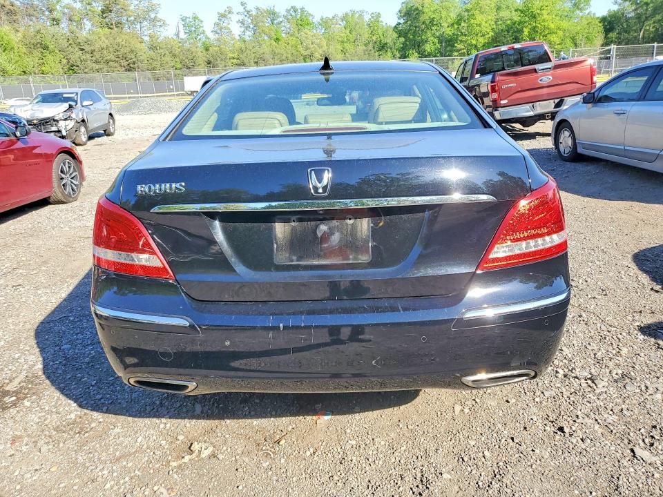 2012 Hyundai Equus VIN KMHGH4JH2CU052483 COPART salvage auction — FRONT END, MD, sold $1,000 on 2026-07-21 (photo 6)