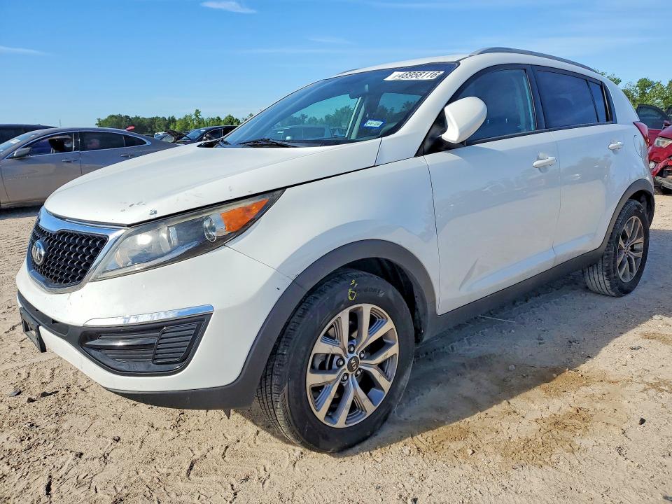 2016 Kia Sportage VIN KNDPB3AC4G7853814 COPART salvage auction — UNDERCARRIAGE, Tx - Salvage Vehicle Title, sold $1,800 on 2026-07-07 (photo 1)