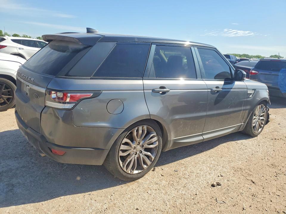 2017 Land rover Range rover sport VIN SALWR2FK0HA668674 COPART salvage auction — FRONT END, Tx - Certificate Of Title (P), sold $6,200 on 2026-07-09 (photo 3)