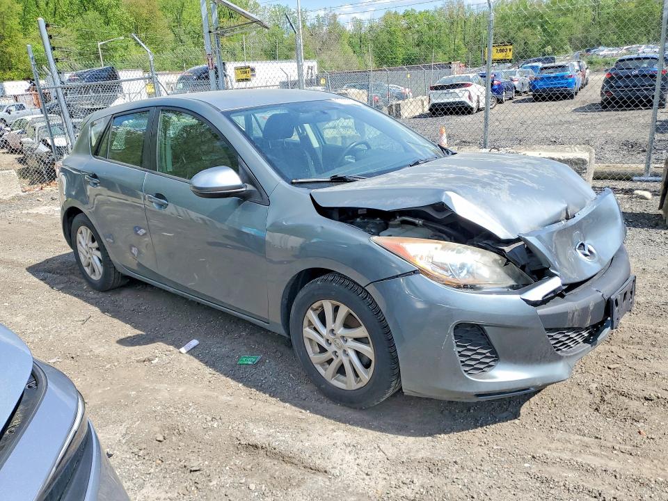 2012 Mazda 3 VIN JM1BL1L88C1628636 COPART salvage auction — FRONT END, Md - Cert Of Salvage > 75% Damage, sold $275 on 2026-07-23 (photo 4)