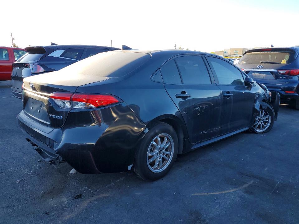 2021 Toyota Corolla VIN JTDEAMDE0MJ024296 COPART salvage auction — FRONT END, Nv - Salvage Title, sold $4,100 on 2026-07-27 (photo 3)