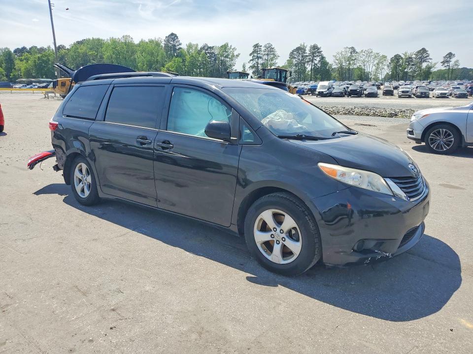 2015 Toyota Sienna VIN 5TDKK3DC9FS581268 COPART salvage auction — REAR END, Nc - Salvage Certificate Of Title, sold $1,650 on 2026-07-16 (photo 4)