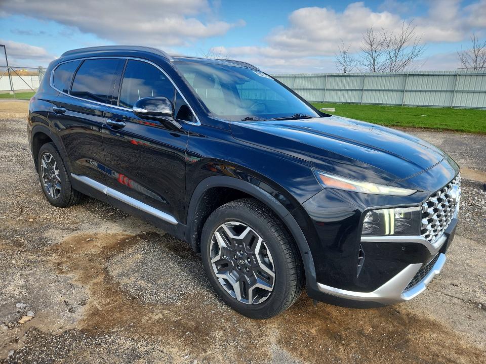 2022 Hyundai Santa fe VIN KM8S5DA16NU040944 COPART salvage auction — HAIL, Wi - Cert Of Title-Claim Paid, sold $14,900 on 2026-07-07 (photo 4)
