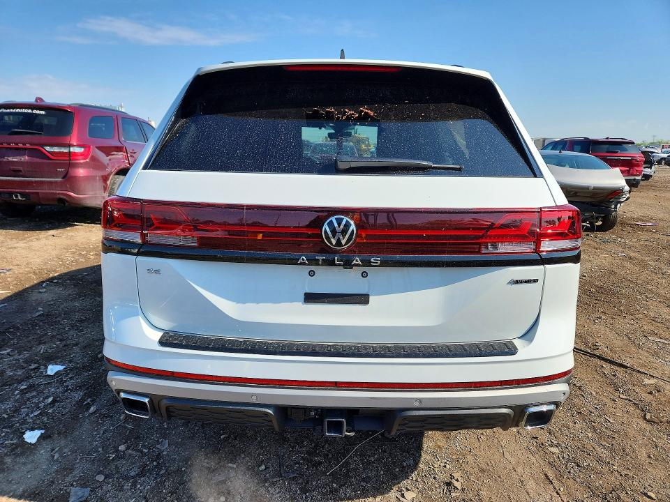 2025 Volkswagen Atlas VIN 1V2CR2CA0SC557378 COPART salvage auction — FRONT END, Wv - Salvage Certificate, sold $13,800 on 2026-07-10 (photo 6)