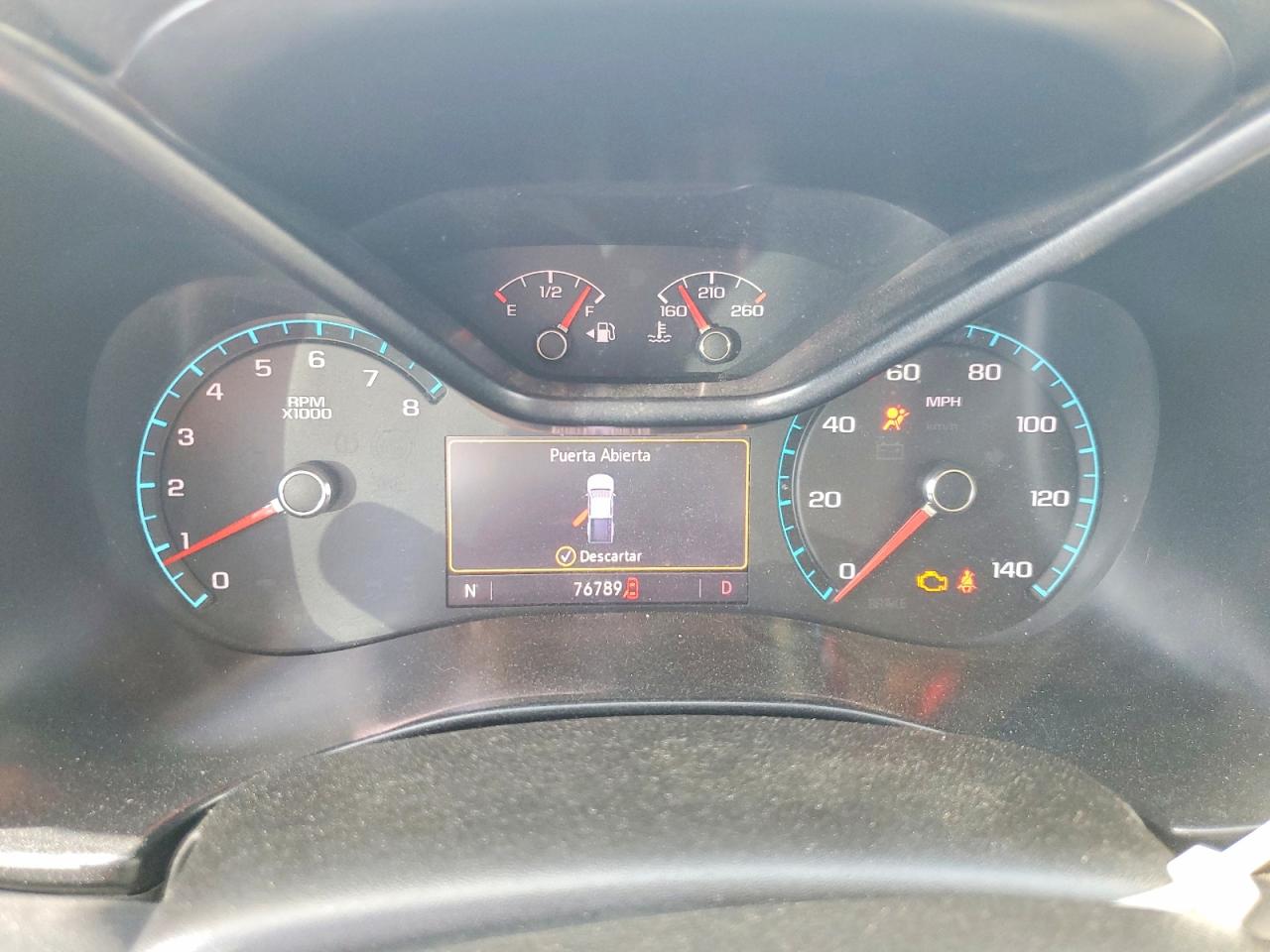 2019 Chevrolet Colorado VIN 1GCGSCEN2K1108230 COPART salvage auction — Front End, TX - SALVAGE VEHICLE TITLE, sold $6,400 on 2026-06-25 (photo 9)