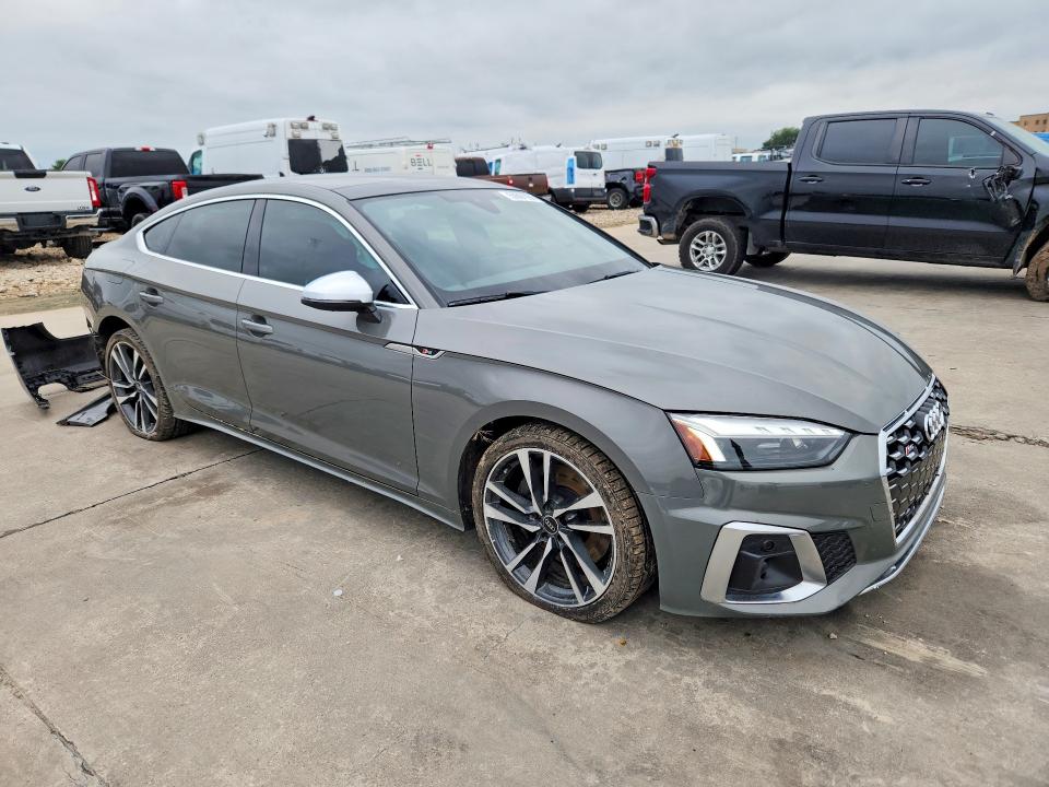 2024 Audi S5 VIN WAUC4CF51RA104653 COPART salvage auction — SIDE, TX - CERTIFICATE OF TITLE, sold $4,600 on 2026-07-30 (photo 4)