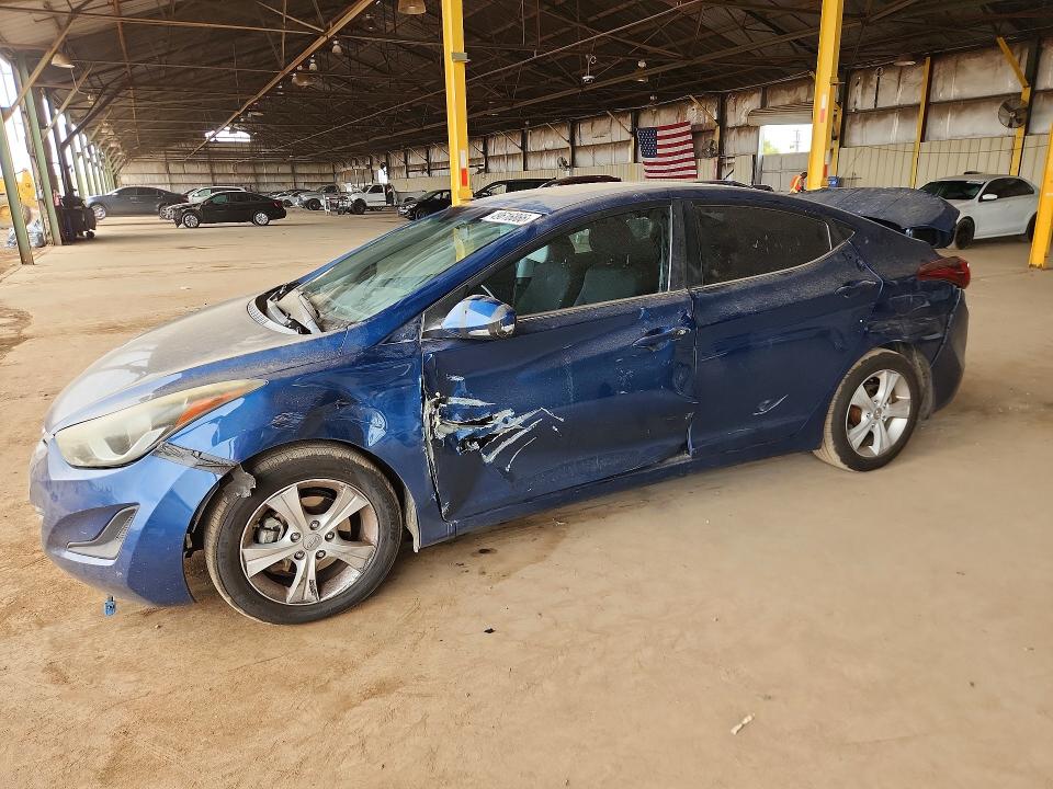 2016 Hyundai VIN KMHDH4AE3GU566969 COPART salvage auction — REAR END, Az - Cert Of Title - Salvage, sold $1,000 on 2026-07-27 (photo 1)