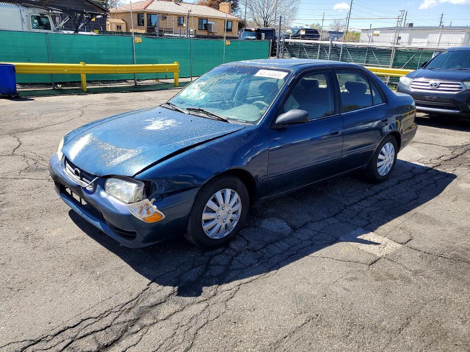 2001 Toyota Corolla VIN 1NXBR12E31Z485169 COPART salvage auction — FRONT END, Co - Public - Salvage Title, sold $275 on 2026-07-09 (photo 1)