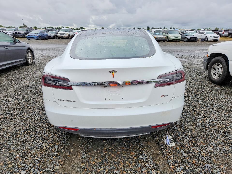 2013 Tesla Model s VIN 5YJSA1CP6DFP05722 COPART salvage auction — UNDERCARRIAGE, Salvage Title, sold $2,350 on 2026-07-14 (photo 6)