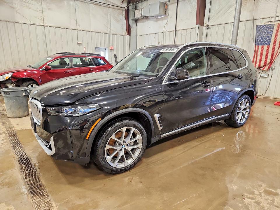 2025 BMW X5 VIN 5UX23EU01S9Y05168 COPART salvage auction — Front End, WI - CERT OF TITLE-CLAIM PAID, sold $34,000 on 2026-05-22 (photo 1)