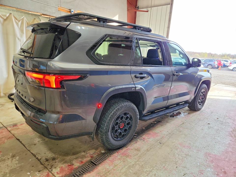 2023 Toyota Sequoia VIN 7SVAAABA1PX015207 COPART salvage auction — VANDALISM, VA - CERT OF TITLE - SALVAGE, sold $32,500 on 2026-07-27 (photo 3)