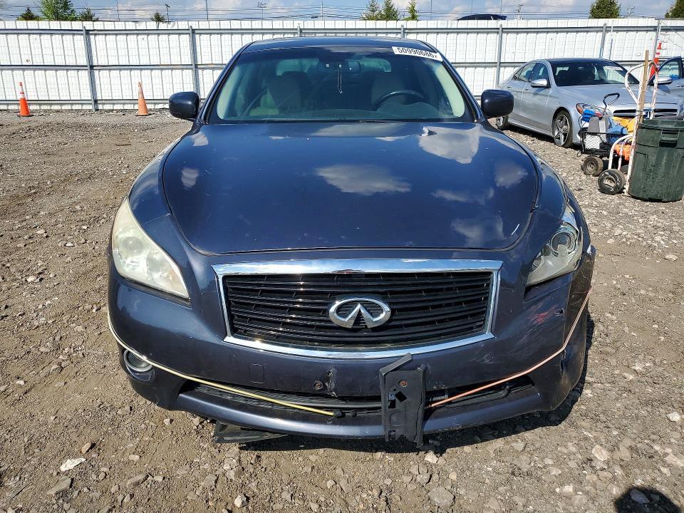 2011 Infiniti M37 VIN JN1BY1AR3BM370507 COPART salvage auction — FRONT END, MD - CERT OF SALVAGE > 75% DAMAGE, sold $825 on 2026-07-27 (photo 5)