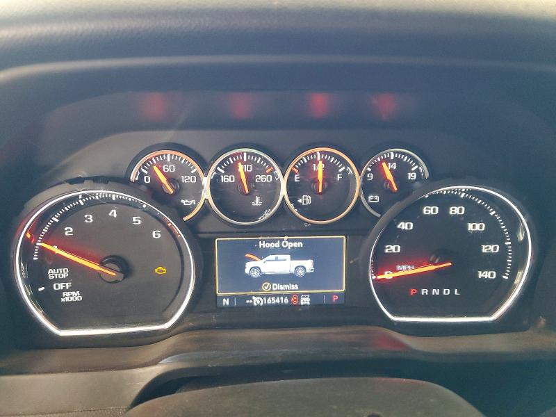 2019 Chevrolet Silverado VIN 1GCRYDEKXKZ304601 COPART salvage auction — FRONT END, Tx - Certificate Of Title, sold $9,800 on 2026-07-29 (photo 9)