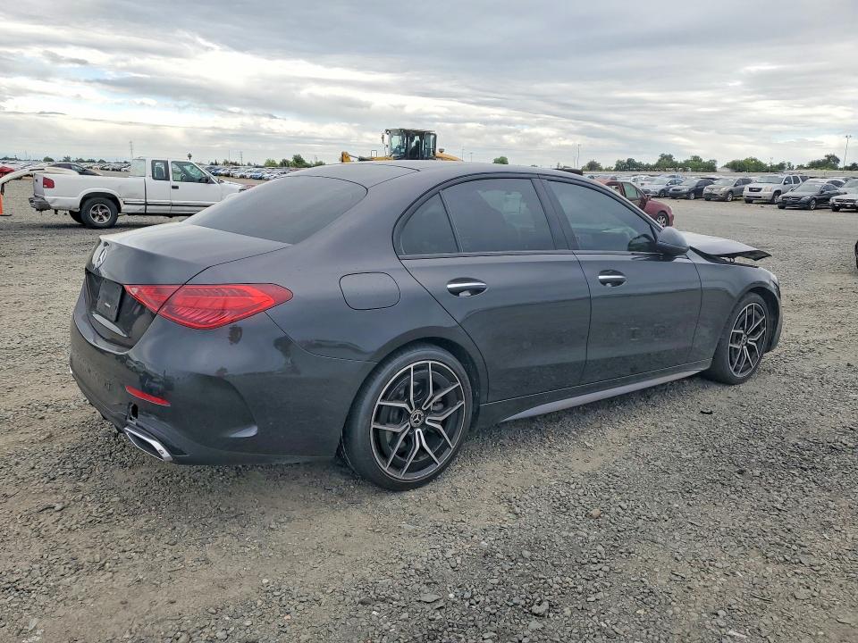 2023 Mercedes-benz C-klasse VIN W1KAF4GB8PR081939 COPART salvage auction — FRONT END, CA, sold $13,700 on 2026-07-14 (photo 3)