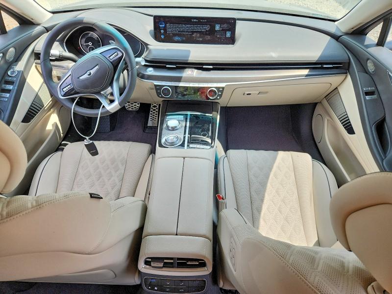 2024 Genesis G80 VIN KMTGB4SD7RU221635 COPART salvage auction — FRONT END, GA - CERT OF TITLE-SALVAGE, sold $17,000 on 2026-07-09 (photo 8)