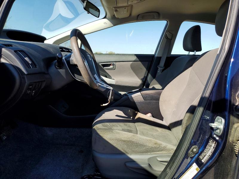 2013 Toyota Prius VIN JTDKN3DU9D1713505 COPART salvage auction — REAR END, Md - Cert Of Salvage > 75% Damage, sold $1,900 on 2026-07-14 (photo 7)