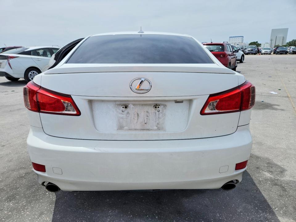 2012 Lexus Is VIN JTHBF5C20C5163576 COPART salvage auction — FRONT END, LA, sold $900 on 2026-07-15 (photo 6)
