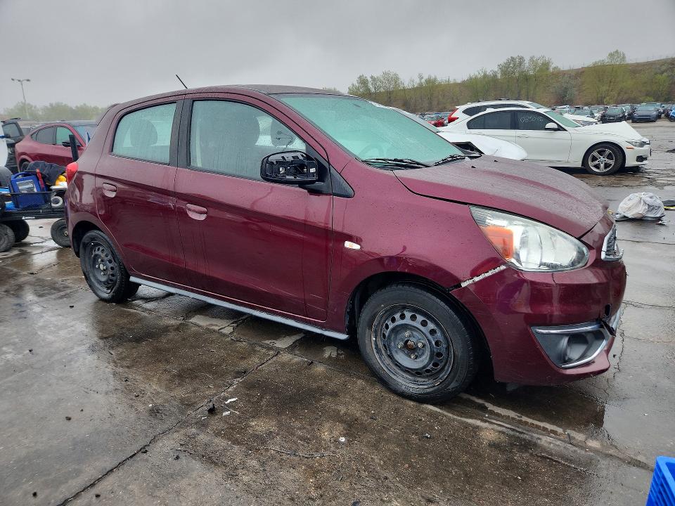 2020 Mitsubishi Mirage VIN ML32A3HJ0LH007625 COPART salvage auction — FRONT END, Co - Salvage Title, sold $1,600 on 2026-07-22 (photo 4)