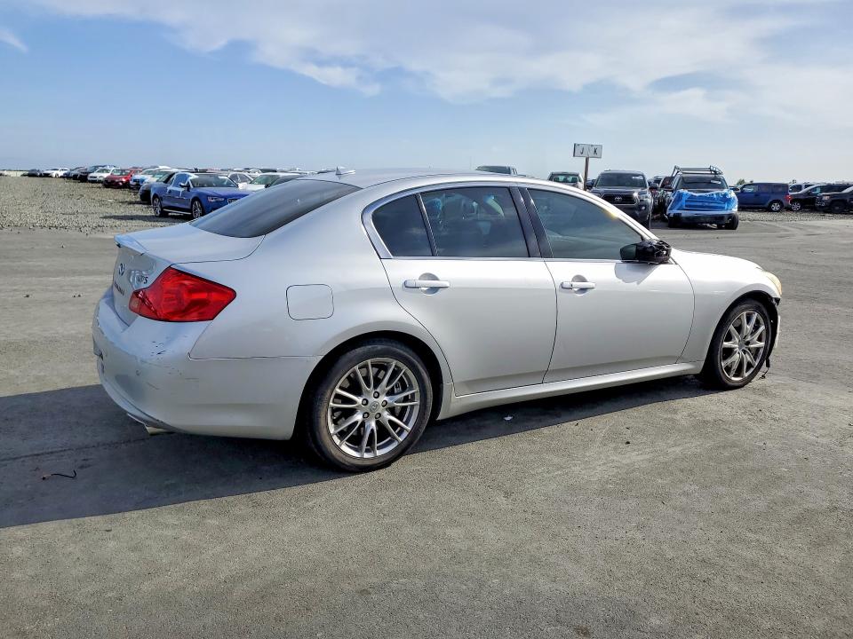 2010 Infiniti G37 VIN JN1CV6AP0AM203819 COPART salvage auction — VANDALISM, CA - SALVAGE CERTIFICATE, sold $2,300 on 2026-07-13 (photo 3)
