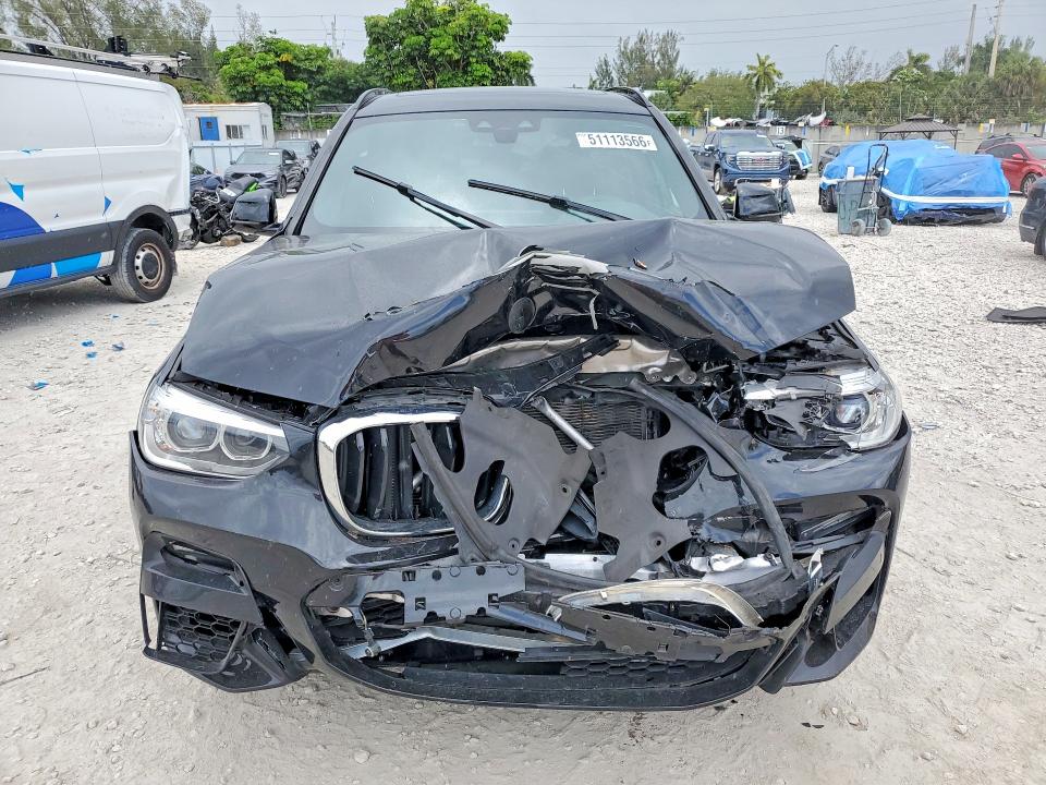 2021 BMW X3 VIN 5UXTY3C00M9F31740 COPART salvage auction — FRONT END, Fl - Cert Of Title Slvg Rebuildable, sold $7,700 on 2026-07-07 (photo 5)