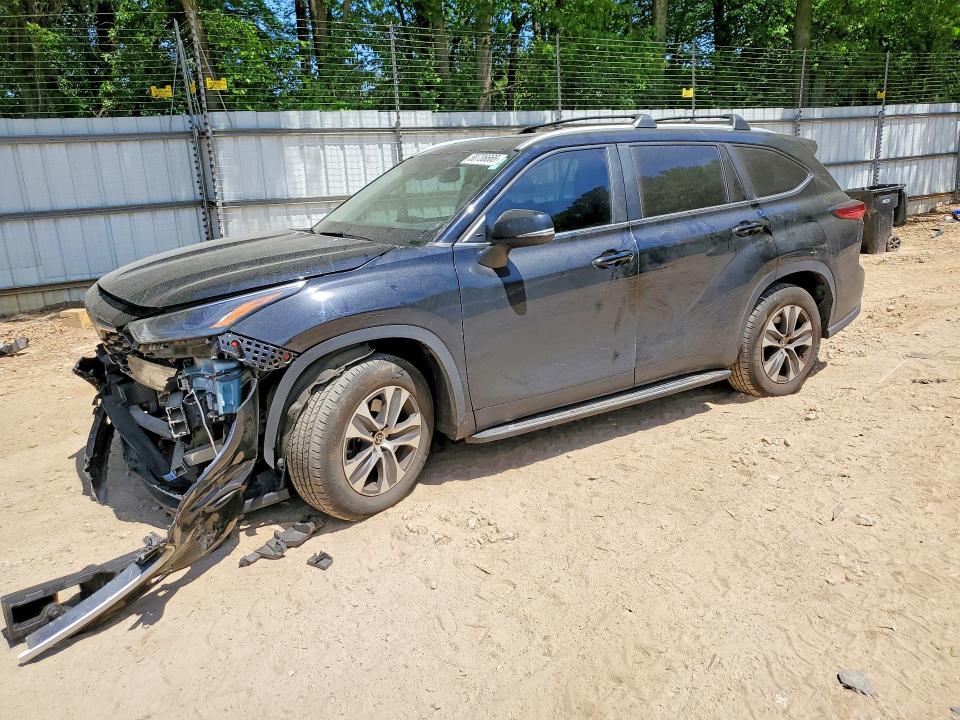 2023 Toyota VIN 5TDKDRAH0PS026076 COPART salvage auction — FRONT END, Ga - Cert Of Title-Salvage, sold $12,000 on 2026-07-31 (photo 1)