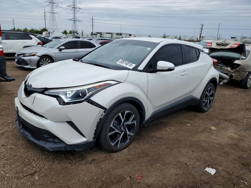2018 Toyota C-hr VIN NMTKHMBX4JR051730 COPART salvage auction — FRONT END, Il - Salvage Certificate, sold $5,600 on 2026-07-28 (photo 1)