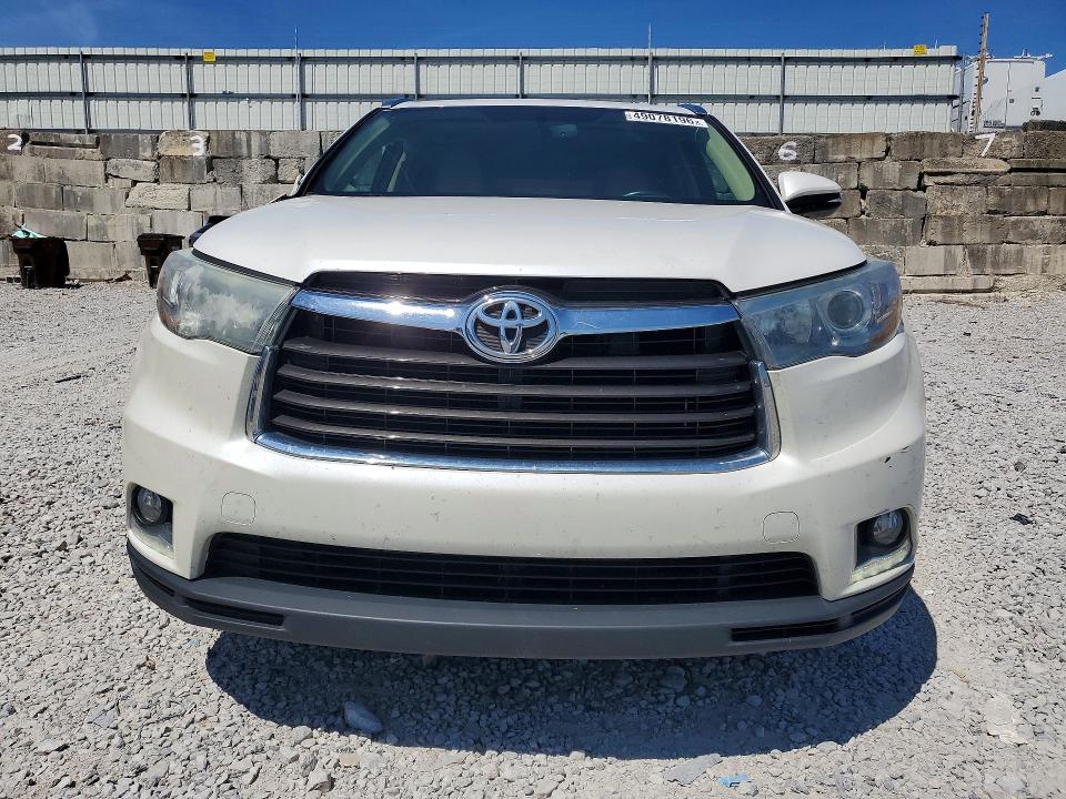 2016 Toyota VIN 5TDDKRFH5GS251293 COPART salvage auction — FRONT END, Ky - Cert Of Title-Salvage, sold $6,700 on 2026-07-17 (photo 5)