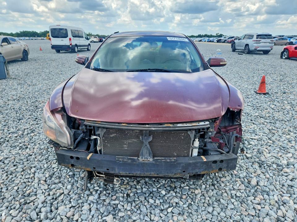 2013 Nissan Maxima VIN 1N4AA5APXDC803287 COPART salvage auction — FRONT END, Fl - Cert Of Ttl-Rebuilt&Slvg Rbld, sold $400 on 2026-07-10 (photo 5)