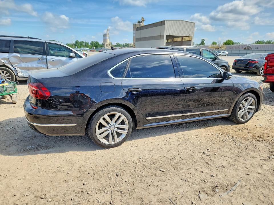 2017 Volkswagen Passat VIN 1VWGT7A36HC077907 COPART salvage auction — HAIL, Ks - Cert Of Title-Salvage, sold $3,000 on 2026-07-09 (photo 3)