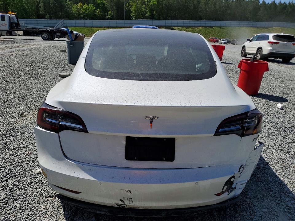 2021 Tesla Model 3 VIN 5YJ3E1EA9MF093971 COPART salvage auction — FRONT END, Ca - Salvage Certificate, sold $4,550 on 2026-07-16 (photo 6)