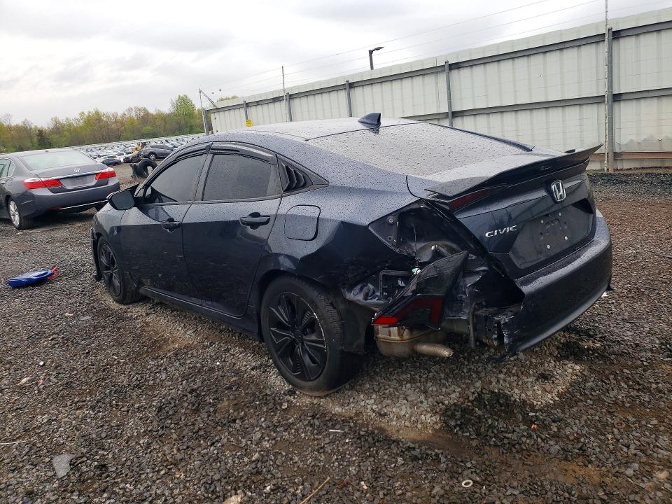 2018 Honda Civic VIN JHMFC1F36JX034685 COPART salvage auction — REAR END, Nj - Cert Of Title-Salvage, sold $375 on 2026-07-21 (photo 2)