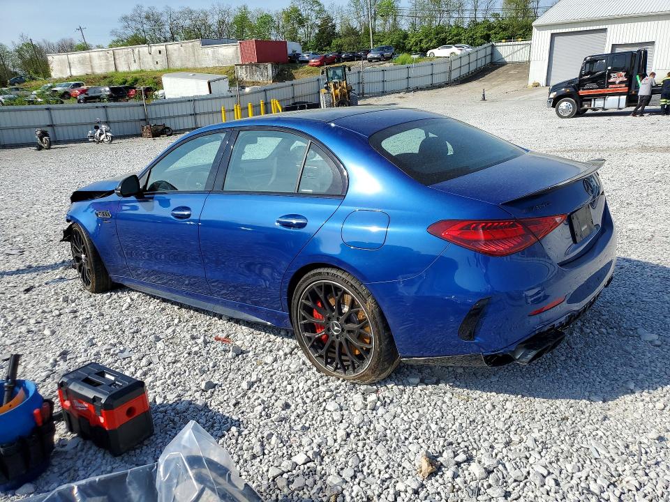 2024 Mercedes-benz C-klasse VIN W1KAF8AB6RR237074 COPART salvage auction — FRONT END, Ky - Cert Of Title-Salvage, sold $13,700 on 2026-07-31 (photo 2)