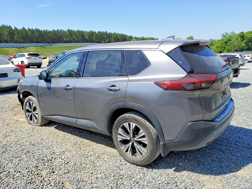 2021 Nissan Rogue VIN JN8AT3BB3MW200504 COPART salvage auction — FRONT END, Nc - Salvage Certificate Of Title, sold $5,800 on 2026-07-02 (photo 2)
