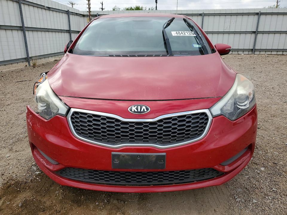 2016 Kia Forte VIN KNAFX4A66G5571678 COPART salvage auction — FRONT END, Tx - Salvage Vehicle Title, sold $1,600 on 2026-07-15 (photo 5)