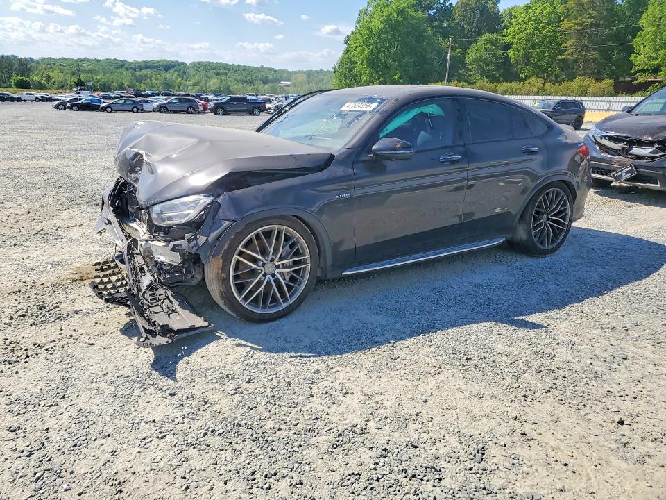 2021 Mercedes-benz Glc VIN W1N0J6EB8MF948023 COPART salvage auction — FRONT END, Nc - Salvage Certificate Of Title, sold $9,800 on 2026-07-09 (photo 1)