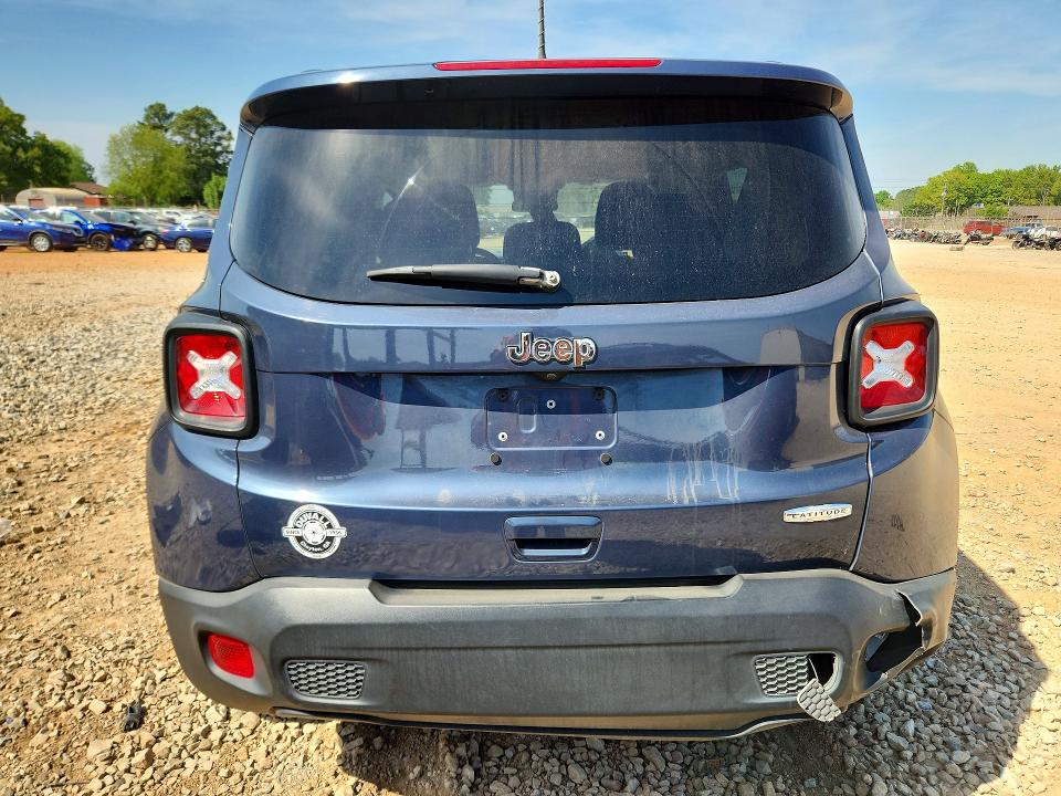 2020 Jeep Renegade VIN ZACNJABB5LPL61288 COPART salvage auction — FRONT END, Al - Cert Of Title-Salvage Title, sold $475 on 2026-07-29 (photo 6)