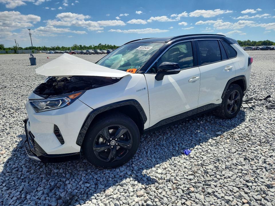 2019 Toyota Rav 4 VIN JTMEWRFV2KJ023191 COPART salvage auction — FRONT END, Pa - Certificate Of Salvage, sold $7,000 on 2026-07-14 (photo 1)