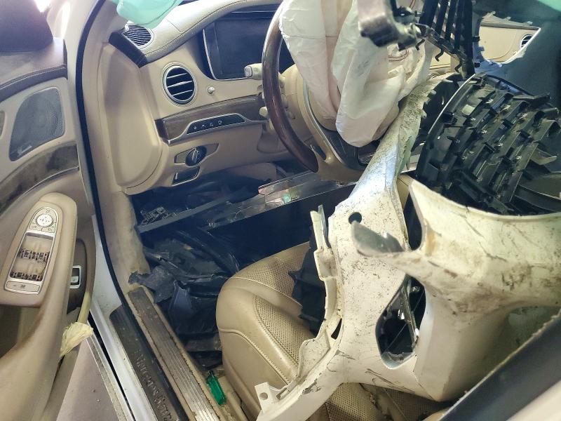 2016 Mercedes-benz S-klasse VIN WDDUG8FB1GA263368 COPART salvage auction — FRONT END, Va - Certificate Of Title, sold $4,750 on 2026-07-10 (photo 8)