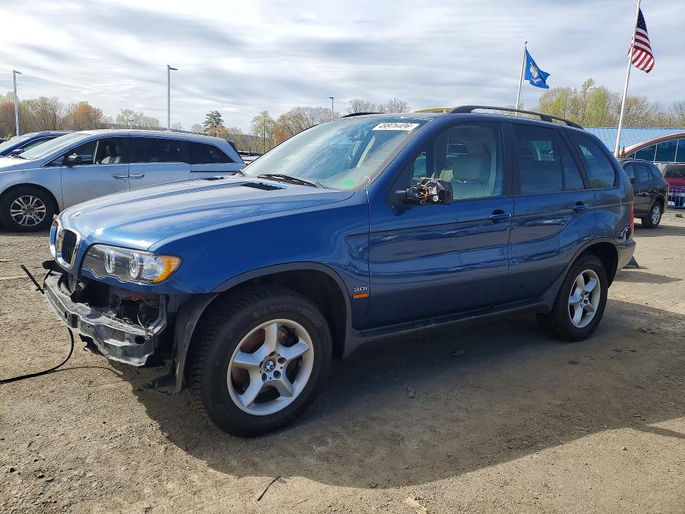 2003 BMW X5 VIN 5UXFA53593LP27294 COPART salvage auction — FRONT END, Ct - Bill Of Sale-Salvage, sold $475 on 2026-07-09 (photo 1)