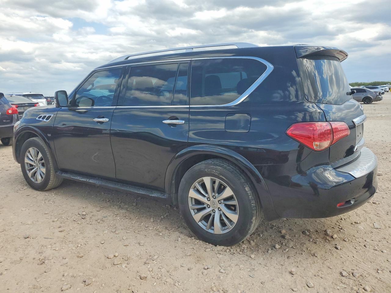 2017 Infiniti QX80 VIN JN8AZ2NE9H9158312 COPART salvage auction — Minor Dent/Scratches, TX - CERTIFICATE OF TITLE (P), sold $4,400 on 2026-07-08 (photo 2)