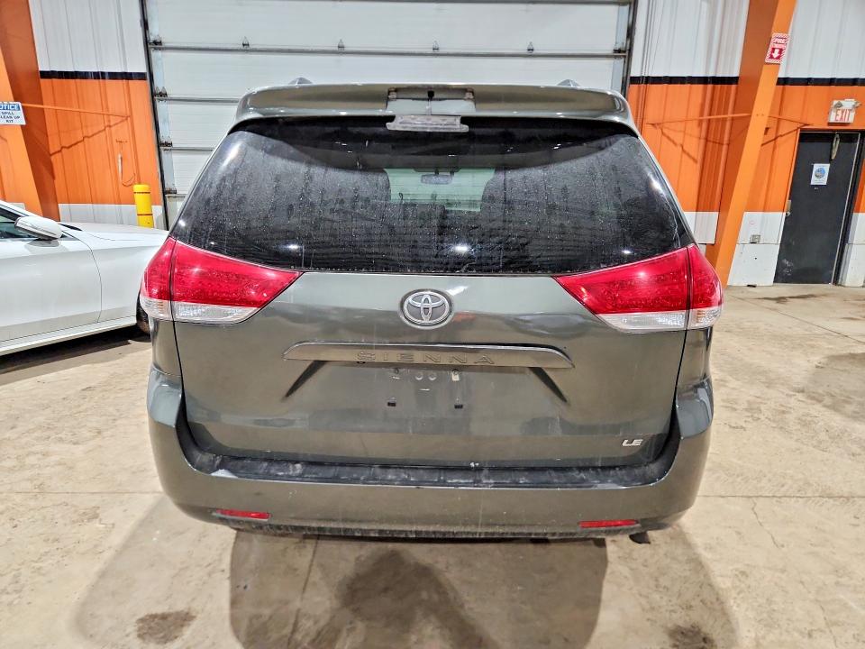 2013 Toyota Sienna VIN 5TDKK3DC2DS283125 COPART salvage auction — HAIL, Salvage Title, sold $4,400 on 2026-08-04 (photo 6)