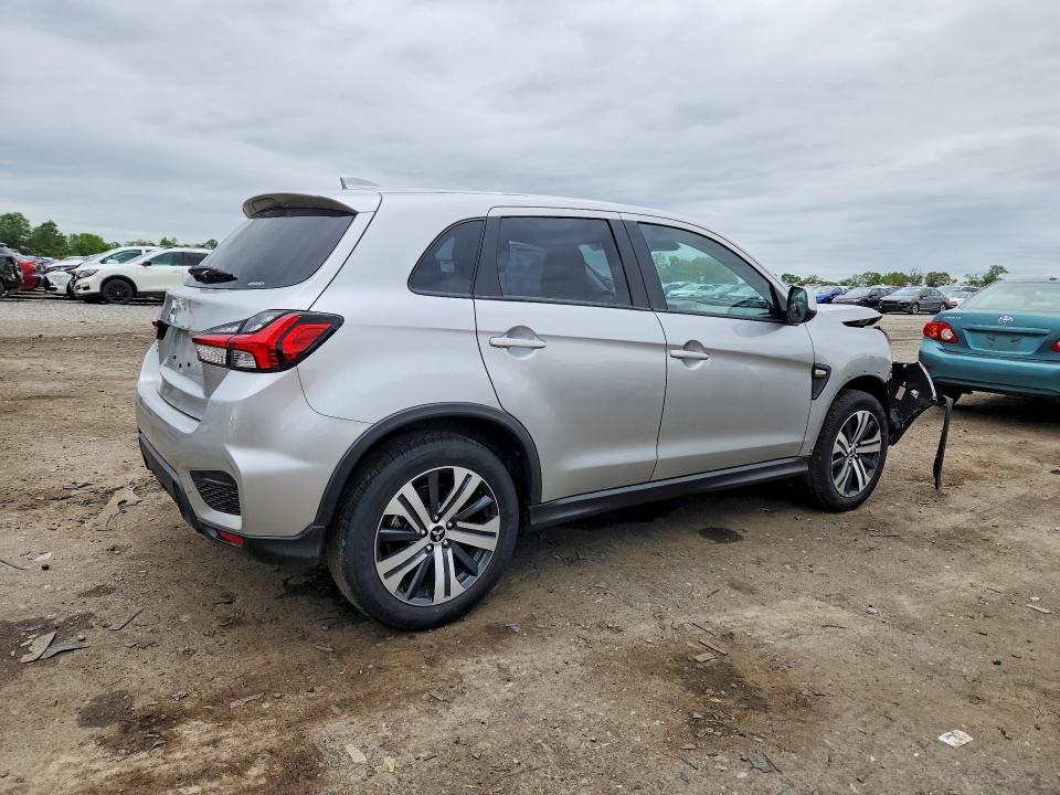 2025 Mitsubishi Outlander VIN JA4ARUAU3SU000356 COPART salvage auction — FRONT END, IN - CERTIFICATE OF TITLE, sold $6,000 on 2026-07-09 (photo 3)