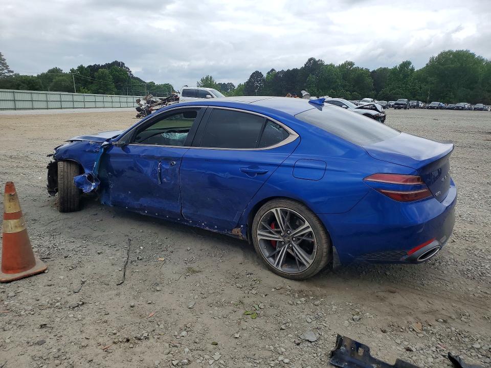 2024 Genesis G70 VIN KMTG34SC9RU139068 COPART salvage auction — FRONT END, Id - Salvage Certificate Of Title, sold $8,400 on 2026-07-06 (photo 2)