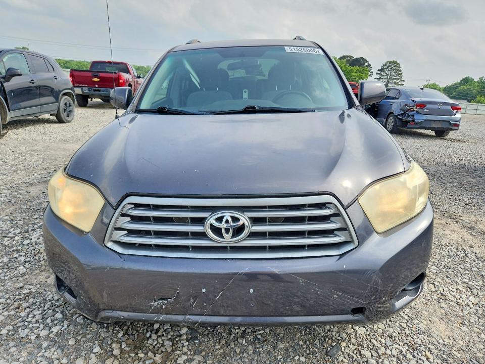 2009 Toyota Highlander VIN JTEDS41A592070584 COPART salvage auction — UNDERCARRIAGE, Ar - Cert Of Title-Salvage, sold $2,500 on 2026-07-08 (photo 5)
