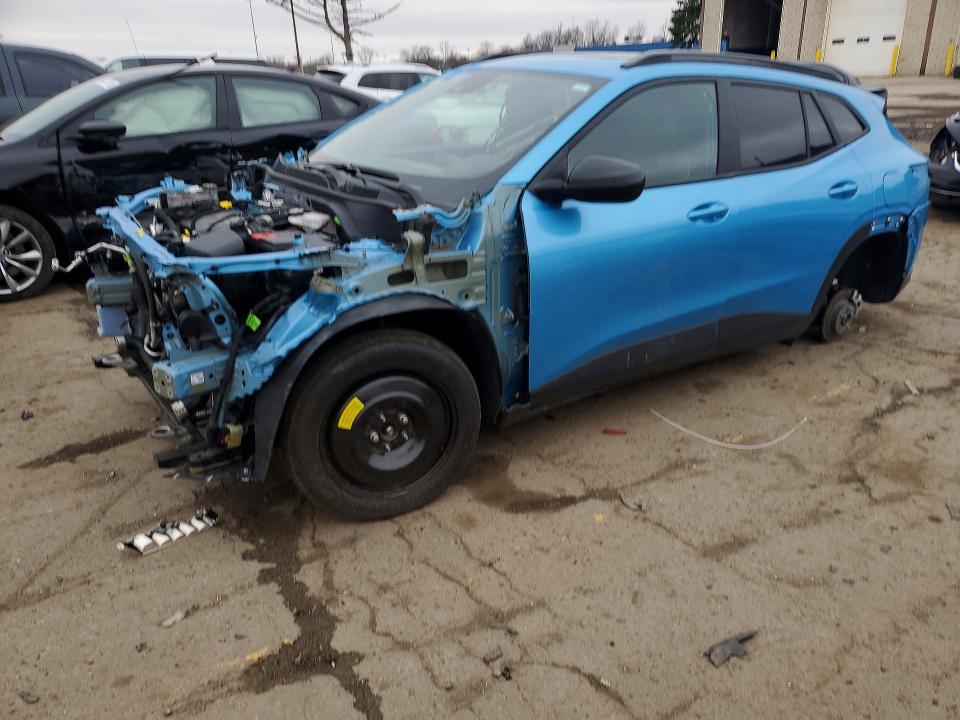 2025 Chevrolet Trax VIN KL77LKEP5SC080496 COPART salvage auction — FRONT END, Mi - Cert Of Title-Salvage Vehicle, sold $1,900 on 2026-07-10 (photo 1)