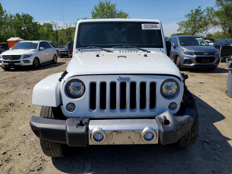 2017 Jeep Wrangler / VIN 1C4BJWEG6HL657460 COPART salvage auction — FRONT END, Md - Cert Of Salvage > 75% Damage, sold $5,100 on 2026-07-02 (photo 5)